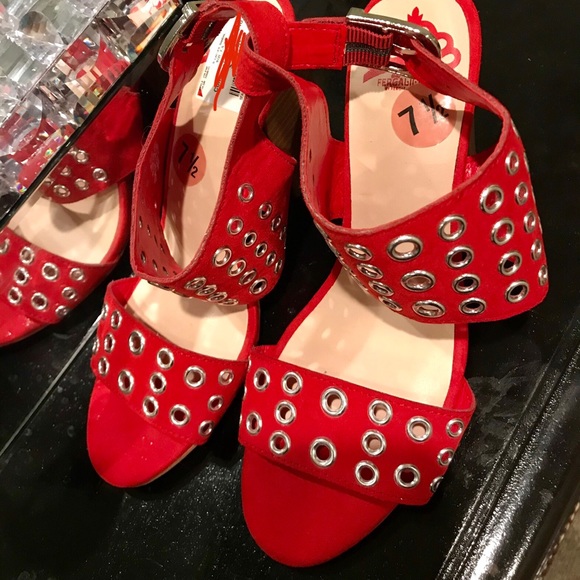 Fergalicious Shoes - Red sandals